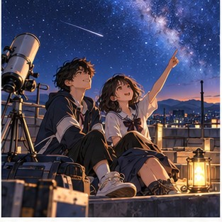 哔咔漫画星台观测社校园青春原创漫画封面
